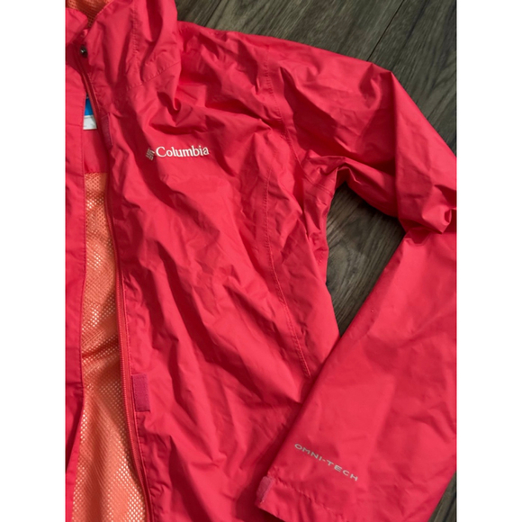 Columbia Youth L/ XL Girls Arcadia Jacket Brand New Pink/Peach Retail $80 - Picture 5 of 11
